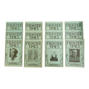 Frontier Times Magazine Reprint Lot Of 12 January - December 1932 Editions